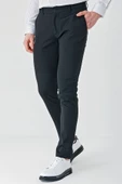 Siyah Pamuklu Yandan Cepli Casual Slim Fit Chino Pantolon 1003240156 thumbnail 1