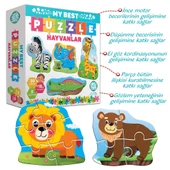 AteşTech  Baby Puzzle Hayvanlar 18 Ay+ - 2