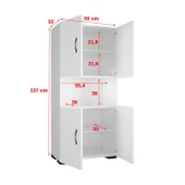 Modilayn ELİF Mikrodalga- Mini- Midi- Fırın Dolabı, Banyo Havlu Dolabı - 6