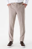 Bej Esnek Yandan Cepli Comfort Fit Classic Pantolon 1003240154 - 2
