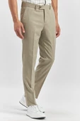 Bej Esnek Yandan Cepli Slim Fit Classic Pantolon 1003240165 - 4