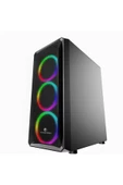GAMETECH Legend Pro Mesh 4x120mm Pencereli Gaming Oyuncu Bilgisayar Kasası. - 2