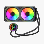 GAMETECH Hydra 240mm ARGB Style Amd Intel Uyumlu Işlemci Sıvı Soğutma Sistemi (lga 1700 Pin Kit Hediyeli) - 1