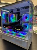 GAMETECH PHANTOM 6X120MM ARGB FANLI TYPE-C GAMİNG OYUNCU BİLGİSAYAR KASASI BEYAZ thumbnail 2