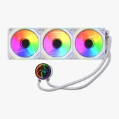 Archon HYDRA 360mm A-RGB Fanlı Cpu Soğutucu Sıvı Soğutma Sistemi İşlemci Fanı Beyaz - 1