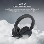 GamePower Aero Ultra Siyah Triple Mode (Kablosuz/Bluetooth/2.4G) Gaming (Oyuncu) Kulaklık - 2