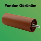 Mobilya Kanepe Koltuk Baza Yükseltme M8 Civatalı İnce Diş Destek Ayağı Ayakları Kahve 12 cm 8 Adet - 3