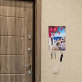 Veraart Santorini Tablo Anahtar Askılığı 4 Kanca Anahtar Askısı İsme Özel Organizer Anahtar Düzenleyici - 3