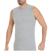 YILDIZ 14 ERKEK RİBANA SIFIR KOL BİSİKLET YAKA ATLET 6 ADET - 1