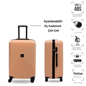 ANHELO Bowtie ABS Orta Boy Valiz - 1