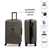 ANHELO Bowtie ABS Büyük Boy Valiz - 7