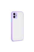 iPhone 11 Uyumlu Zore Hux Kılıf-Lila - 1