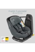 Axiss Fix Adac'lı İsofix'li I-Size 0-18 Kg 360 Dönebilir Yatabilir Oto Koltuğu Authentic Graphite - 2