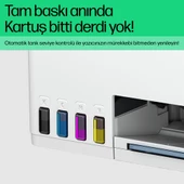 HP 1F3Y4A 585 SMART TANK - WIRELESS ALL-IN-ONE RENKLİ MÜREKKEP PÜSKÜRTMELİ TANKLI YAZICI 12PPM thumbnail 3