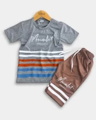 Erkek Çocuk Tişört & Kapri Takımı - Ekonomik Kaliteli Yazlık - 1