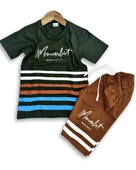 Erkek Çocuk Tişört & Kapri Takımı - Ekonomik Kaliteli Yazlık - 7