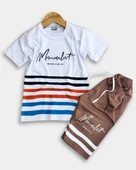 Erkek Çocuk Tişört & Kapri Takımı - Ekonomik Kaliteli Yazlık - 5