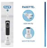 Oral-B D100 Vitality Cross Action Şarjlı Siyah Diş Fırçası thumbnail 4