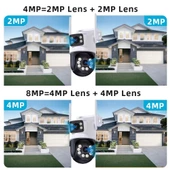 Wifi Speed Çift Kamera (2mp+2mp) Uzaktan Izleme ve Hareket Ettirme -Kayıt Etme-Gece Görüş-Ses-Hareket Algılama - 2