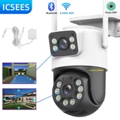 Wifi Speed Çift Kamera (2mp+2mp) Uzaktan Izleme ve Hareket Ettirme -Kayıt Etme-Gece Görüş-Ses-Hareket Algılama - 1