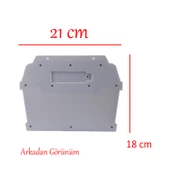 Dış Mekan Apliği Sensörlü Bahçe Duvar Aplik Güneş Enerjili 3 Modlu Sarı Işıklı 15 W Fener Lamba thumbnail 3