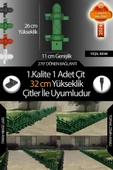 Uzunluk - Köşe - Kenar Tamamlama Çiti (32 Cm Yükseklik Çit ile Uyumludur) - 2