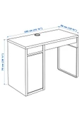 Çekmeceli Çalışma Masası 105x50 cm Bilgisayar Masası, Ofis Masası Venge Renk - 2