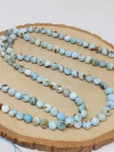 Larimar Taşı Faset Kesim Dizi 7mm (52796) thumbnail 3