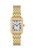 DANIEL KLEIN DK102-DK.1.13786-3 ALTIN KAPLAMA ROMA RAKAMLI DİKDÖRTGEN KADIN KOL SAATİ - 1