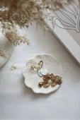 Taş Tozu Kalıbı – Deniz Kabuğu Şeklinde Dekoratif Tabak Takı Tabağı – Silikon Kalıp - 4