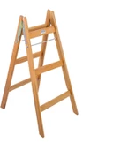 OKÇU KARDEŞLER YAPI MARKET Ahşap Merdiven Katlanır Merdiven 3 Basamaklı Merdiven - 5