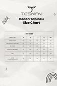 Tesmay 24135 Siyah Kısa Kol Sörfçü Havuz Mayosu - 4