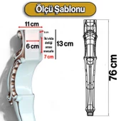 Valenta Masa Dresuar Ayağı 76 cm Plastik Ayak Mutfak Yemek Masası Mobilya Ayakları Krem Kahve thumbnail 5