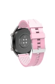 Huawei Gt  Gt 2 Honor Magic Watch Uyumlu 2 46mm Akıllı Saat Silikon Kordon Siyah - 3