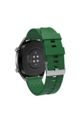 Huawei Gt  Gt 2 Honor Magic Watch Uyumlu 2 46mm Akıllı Saat Silikon Kordon Siyah - 5