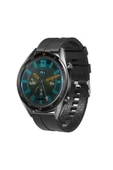 Huawei Gt  Gt 2 Honor Magic Watch Uyumlu 2 46mm Akıllı Saat Silikon Kordon Siyah - 2