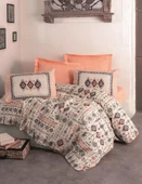 Cotton Box Etnich Nevresim Takımı Çift Kişilik Kateri Somon - 1