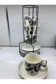 Naturalove 4lü Standlı Ve Tabaklı Kupa Seti - 2