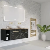 Duffmart Rainbow 5/7 Gold Düz Havlupan Radyatör thumbnail 3