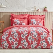 Karaca Home Cornell Pembe %100 Pamuk Çift Kişilik Nevresim Takımı - 1