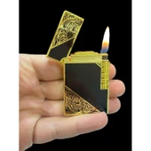 Siyah Desenli Yandan Çarklı Metal Gazlı - 1