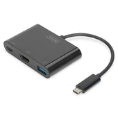 DIGITUS DA-70855 TYPEC / HDMI-USB 3.0-TYPEC GÖRÜNTÜ ADAPTÖRÜ - 1