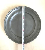 AVRUPA METAL KASE BÜYÜK METAL TABAK ANTİKA TABAK - 3