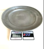 AVRUPA METAL KASE BÜYÜK METAL TABAK ANTİKA TABAK - 2