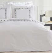 Karaca Home White Colllection Diane Beyaz Çift Kişilik Nakışlı Percale Nevresim Takımı - 6