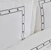 Karaca Home White Colllection Diane Beyaz Çift Kişilik Nakışlı Percale Nevresim Takımı - 3