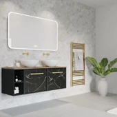 Duffmart Rainbow 6/7 Gold Düz Havlupan Radyatör thumbnail 3