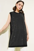 Önü Taş Süslemeli İçlik Siyah thumbnail 1