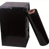 Sanayi Streç Film Çok Amaçlı Kullanıma uygun (SİYAH) 17mic EN-50cm x Metraj-140metre thumbnail 1