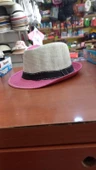 çocuk fötr şapka unisex model renkli yazlık paper iplik 50 cm - 1